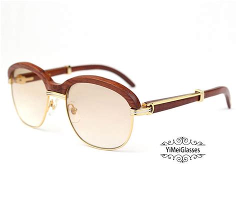 cheap cartier wood frames|cartier wood frame eyeglasses.